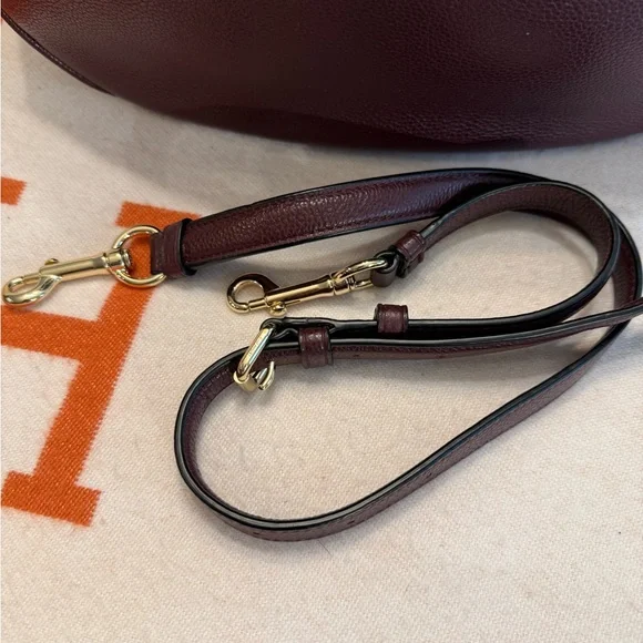 Coach Dark burgundy Leather Hobo Bag - Picture 14 of 16